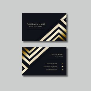 Cartão de Visita Gold