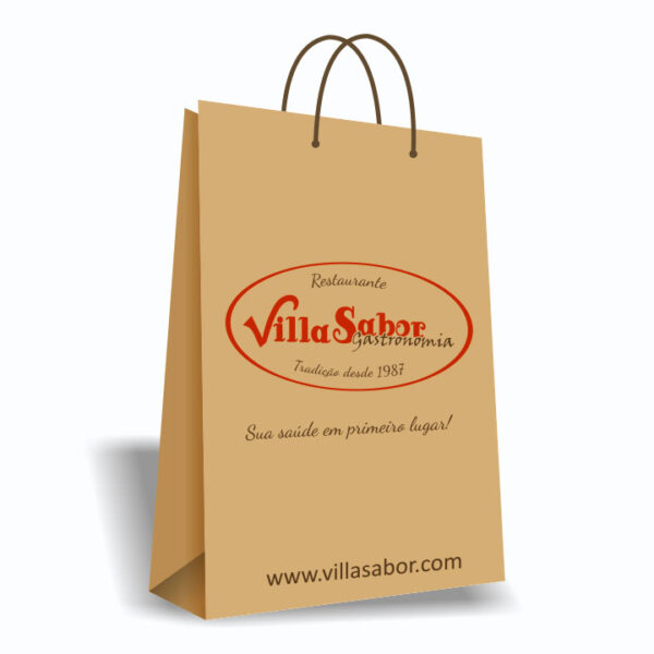 Sacola de Papel Kraft Grande - Imagem 4