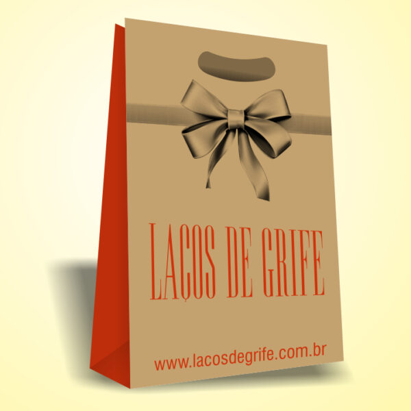 Sacola de Papel Kraft Grande - Imagem 2